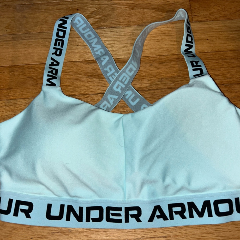 Women’s Under Armour Sky Blue Crossback Bra